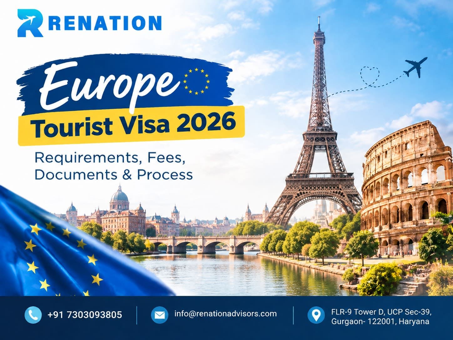Europe Tourist Visa 2026: Requirements, Fees, Documents & Process
